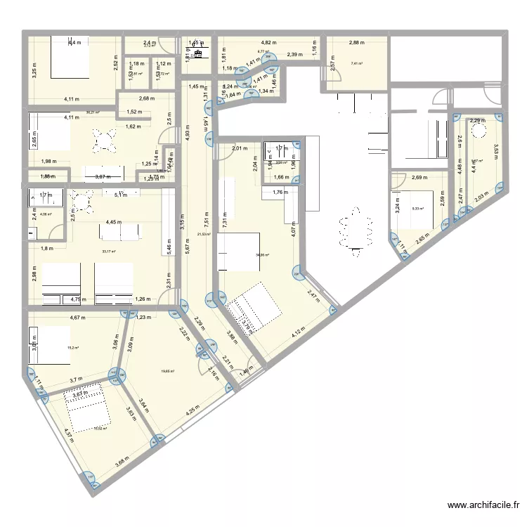 la villa 2. Plan de la villa 2. Plan de