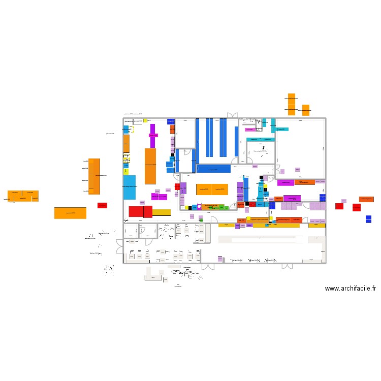 reserve 31. Plan de 11 pièces et 392 m2
