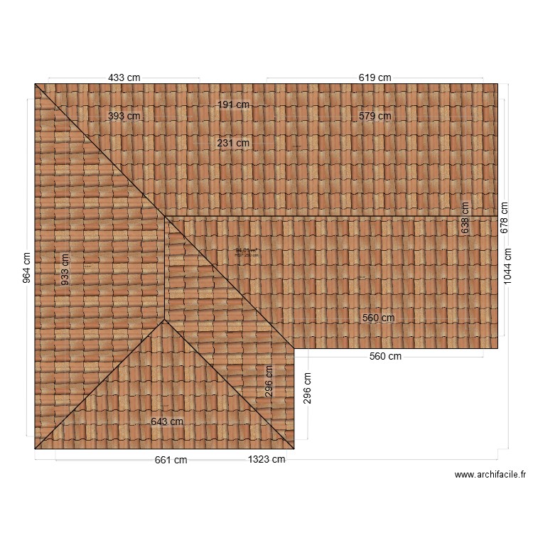 maison julien 3. Plan de 1 pièce et 94 m2