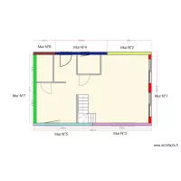 numérotation des murs RDC