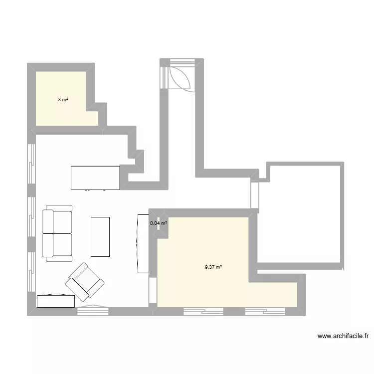 Nantes. Plan de 3 et 12 m² Nantes. Plan de 3 et 12 m²