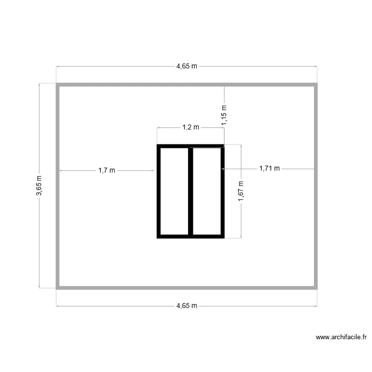 facade avant. Plan de facade avant. Plan de