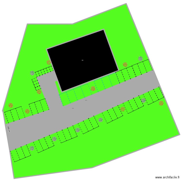 Pierre école. Plan de 3 pièces et -480 m2