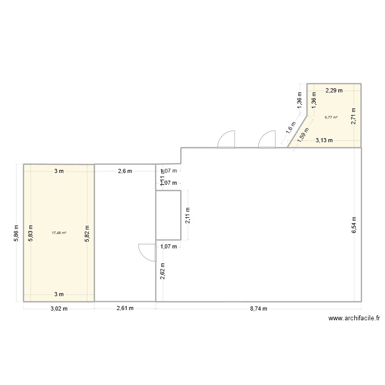 MONOPRIX1. Plan de 0 pièce et 0 m2