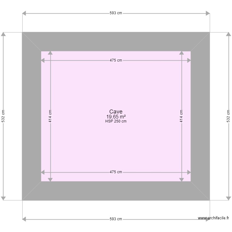 ML24000602. Plan de 17 pièces et 186 m2