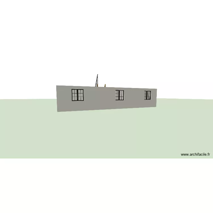 MaisonEtage. Plan de 5  et 59 m²