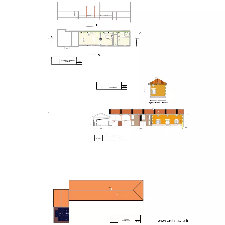 VIOLAINE indice PERMIS. Plan de 