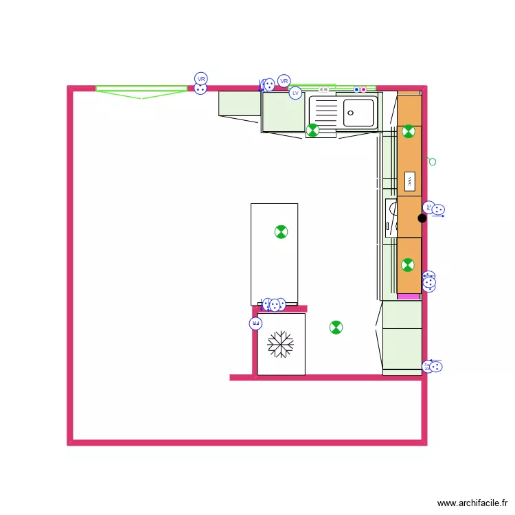 2026 09 19 cuisine ECO CUISINE HAUT. Plan de 1 Pièce et 25 m² 2026 09 19 cuisine ECO CUISINE HAUT. Plan de 1 Pièce et 25 m²