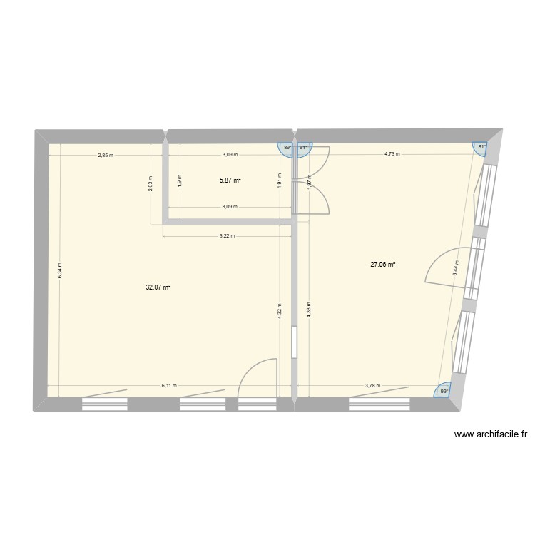 22 GDG B. Plan de 0 pièce et 0 m2