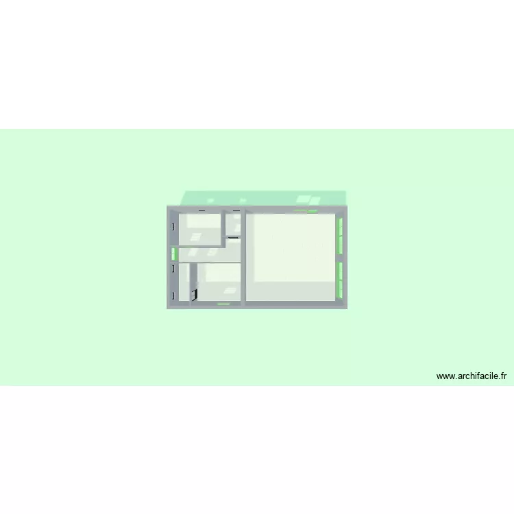 pharma Baba. Plan de 5  et 97 m²