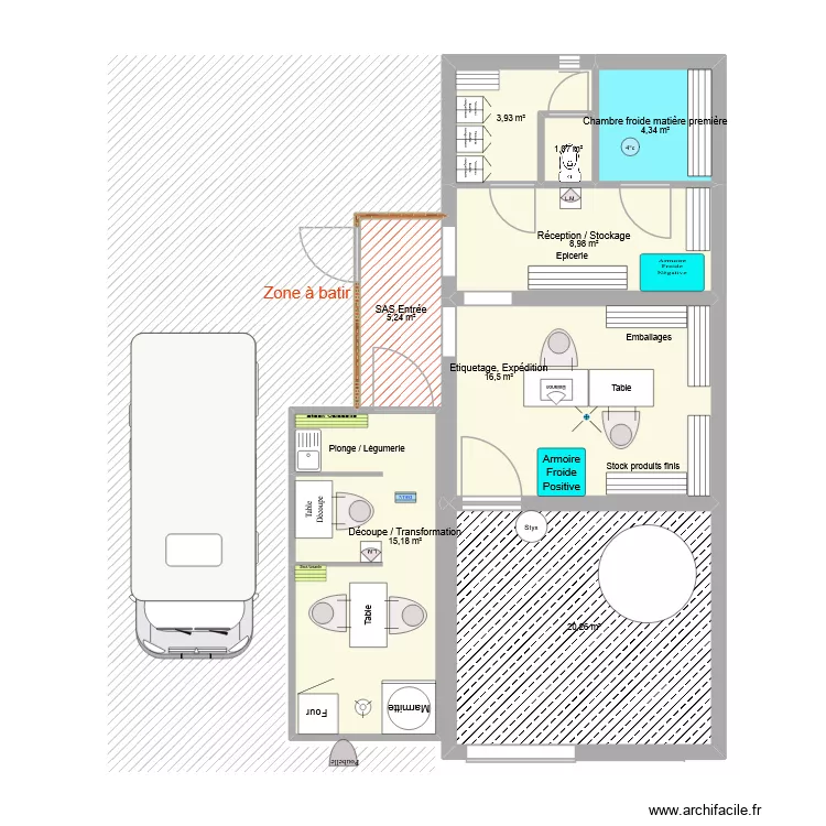 Libat 002. Plan de 8 Pièces et 76 m²