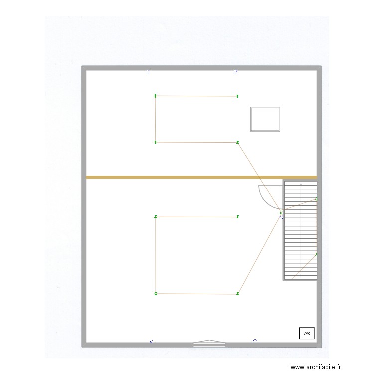 PLAN ELEC COMBLE V1 M.BRUN. Plan de 1 pièce et 241 m2