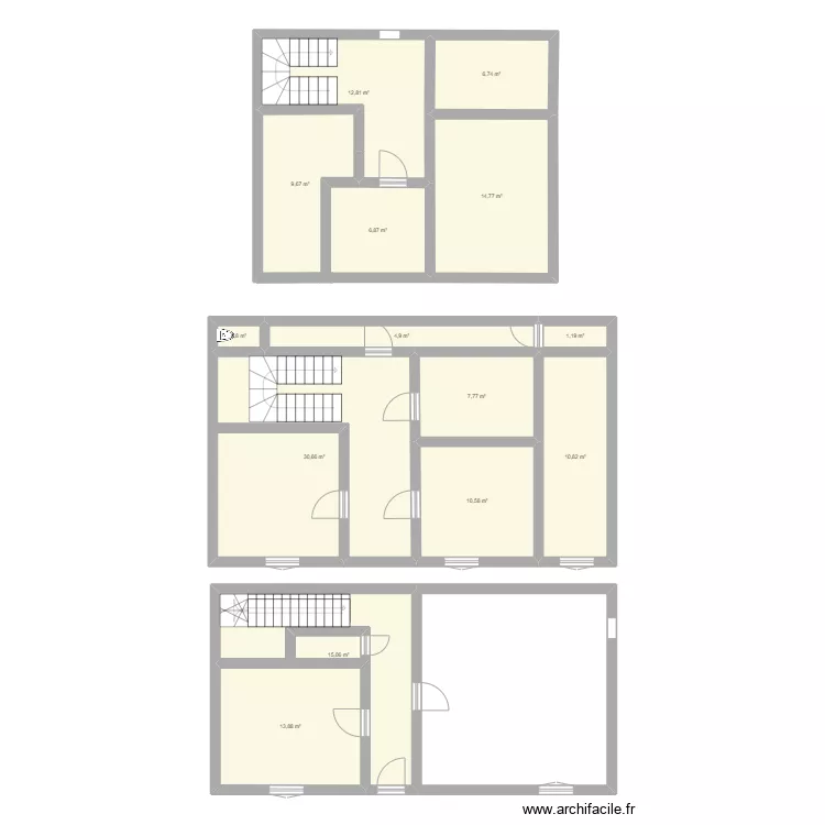 Maison 130m² plan initial_oct24_bis. Plan de Maison 130m² plan initial_oct24_bis. Plan de
