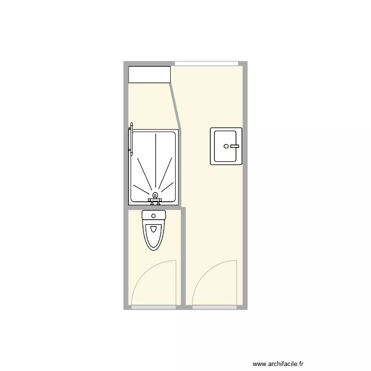 plan avant travaux Floch Anne. Plan de 