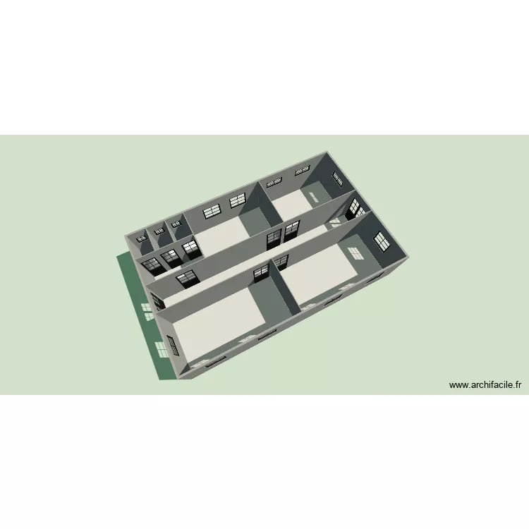 7.5 X 12. Plan de 9  et 85 m²