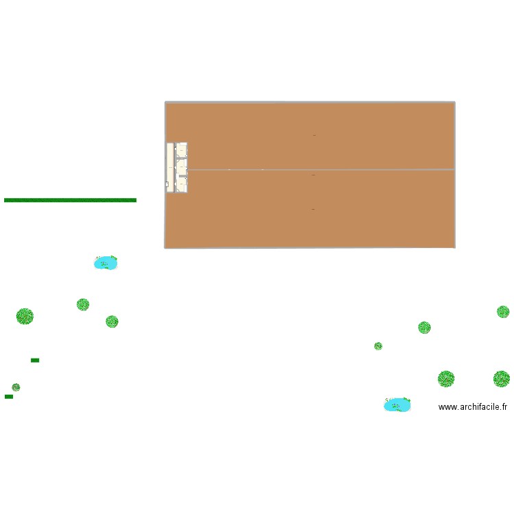 enclos jaguar . Plan de 0 pièce et 0 m2
