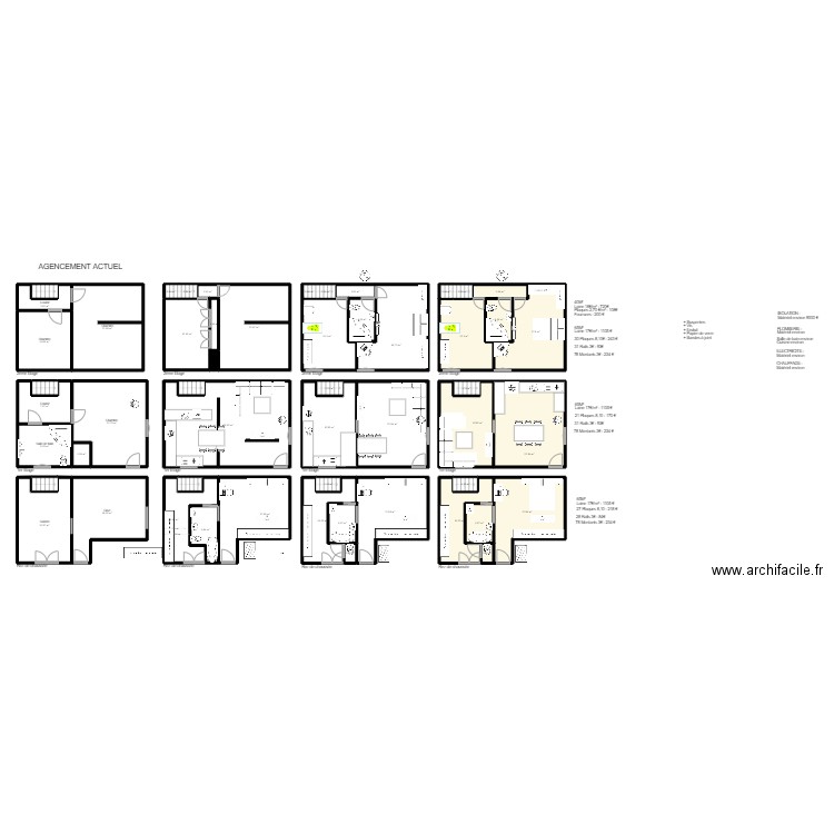 manoncourt. Plan de 53 pièces et 458 m2