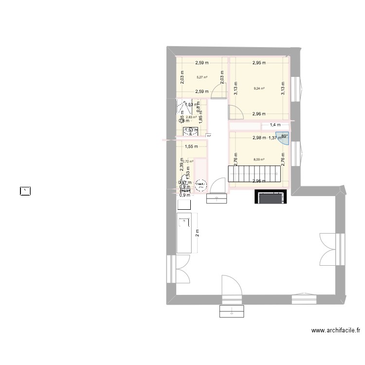 plan Mas  phase 3 . Plan de 0 pièce et 0 m2
