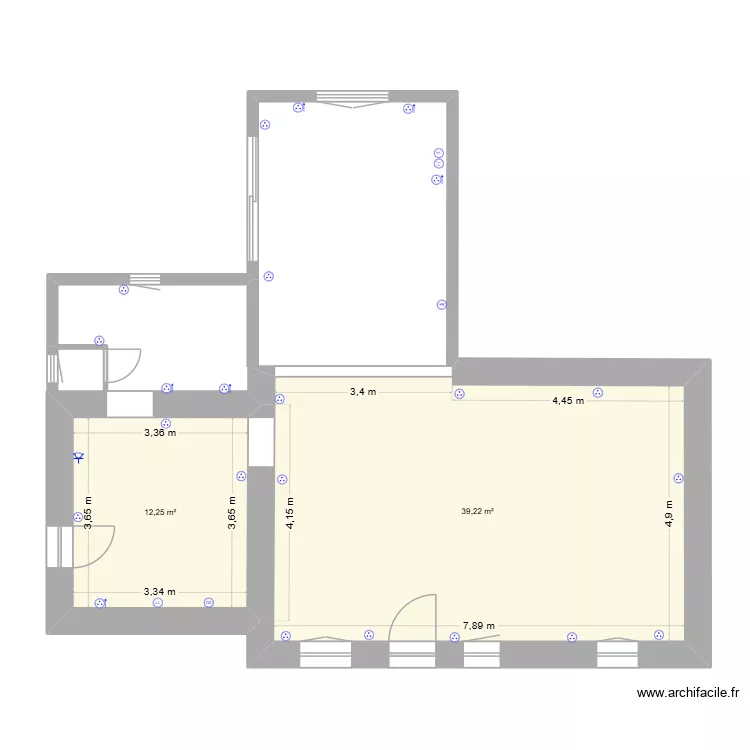 plan flav prises. Plan de 2 et 51 m² plan flav prises. Plan de 2 et 51 m²