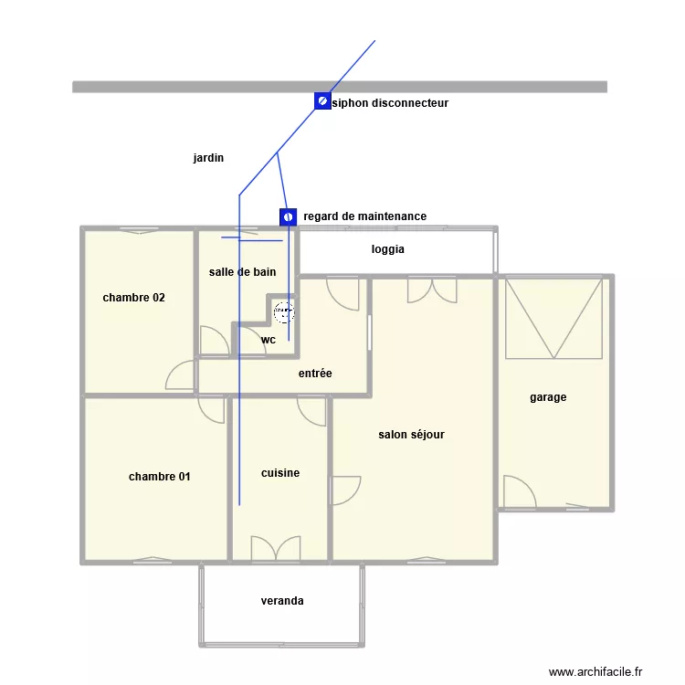 MONTIGNY ass. Plan de 10  et 104 m²