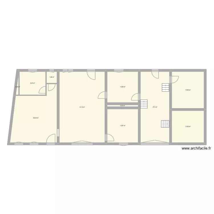 coucelles. Plan de 11 et 168 m² coucelles. Plan de 11 et 168 m²