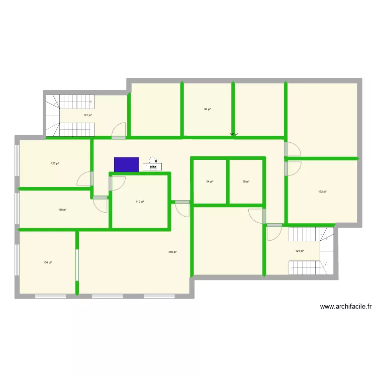 225 Seigneuriale 2e &eacute;tage 6. Plan de 