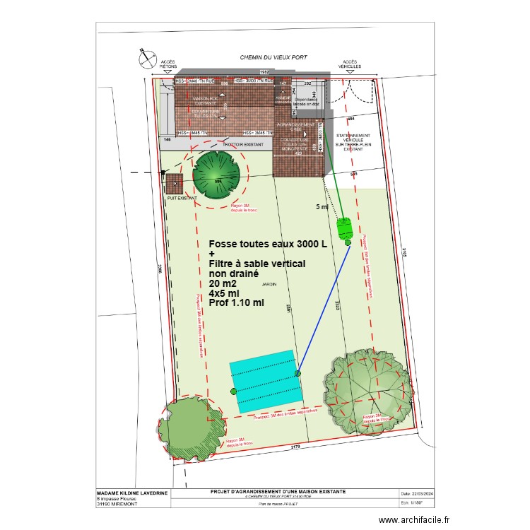 Lavedrine. Plan de 0 pièce et 0 m2