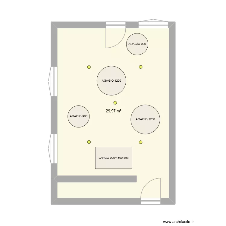 ASSID - REUNION V. Plan de 1 Pièce et 30 m² ASSID - REUNION V. Plan de 1 Pièce et 30 m²