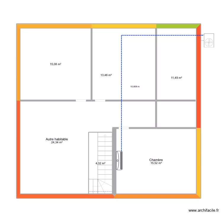 LANNARE. Plan de 9 Pièces et 174 m² LANNARE. Plan de 9 Pièces et 174 m²