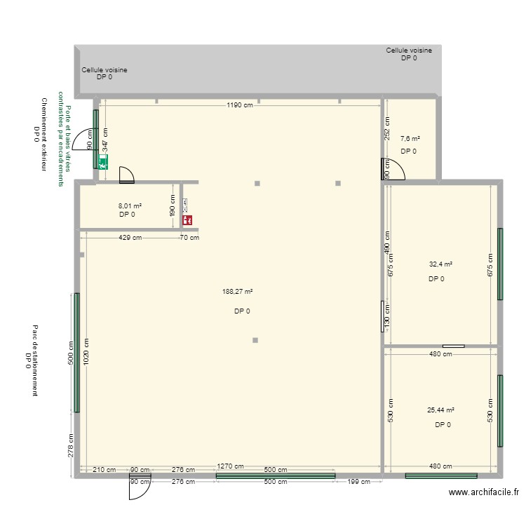 PADD CRECHES SUR SAONE AVANT TRAVAUX. Plan de 0 pièce et 0 m2