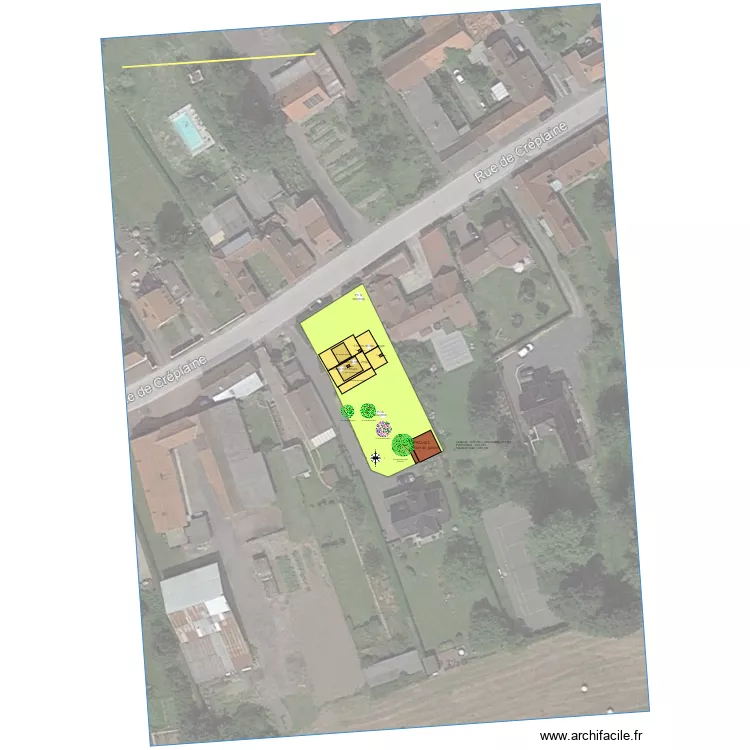 Plan de masse DP Vélux. Plan de Plan de masse DP Vélux. Plan de