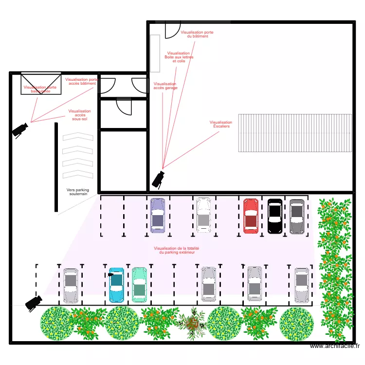 Milord rdc. Plan de 5 pièces et 999 m²