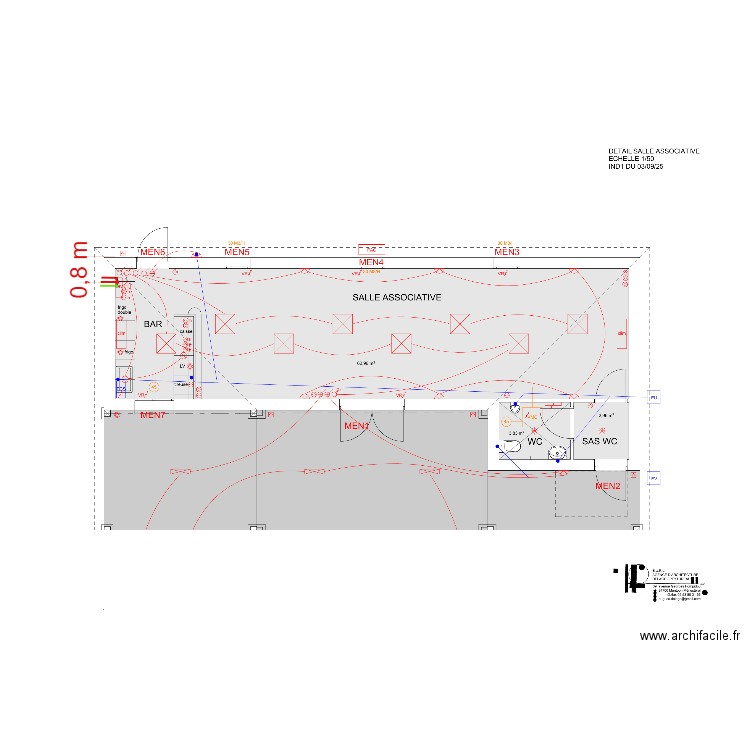 Halle Lunas. Plan de 0 pièce et 0 m2