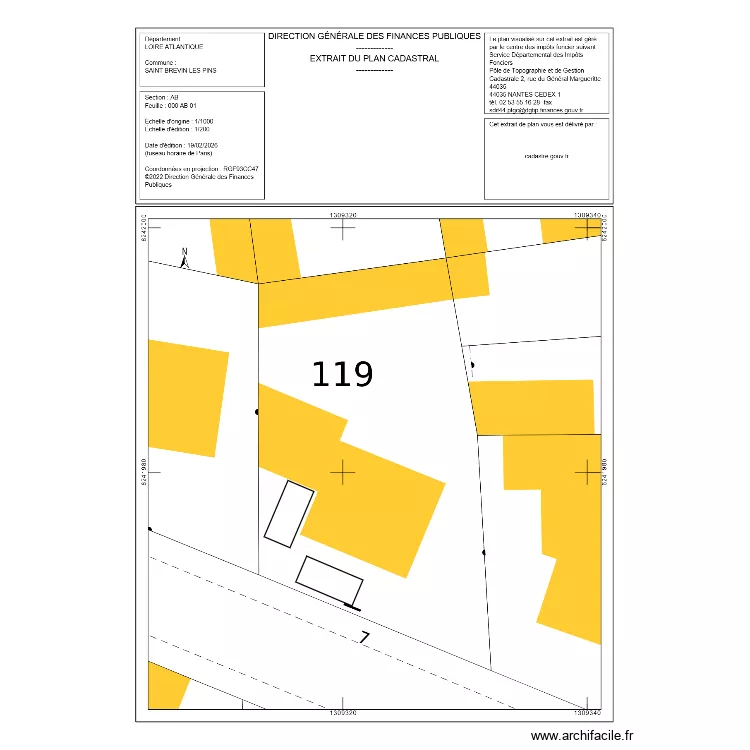 plan sationnement. Plan de 