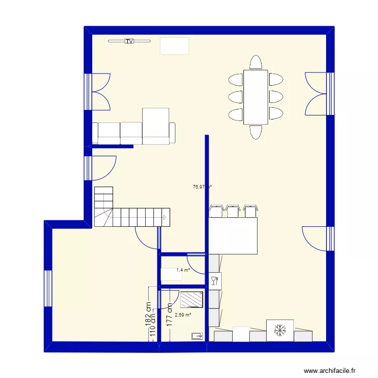 Maison_Limay. Plan de 