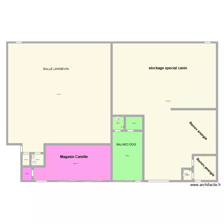 PLAN NOUVEAU. Plan de 11 pièces et 545 m²