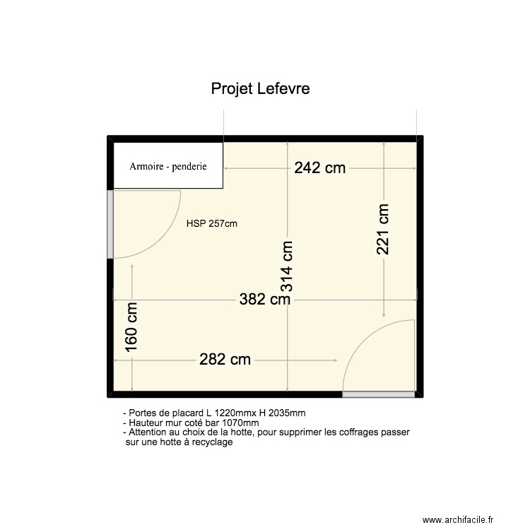LEFEVRE. Plan de 0 pièce et 0 m2