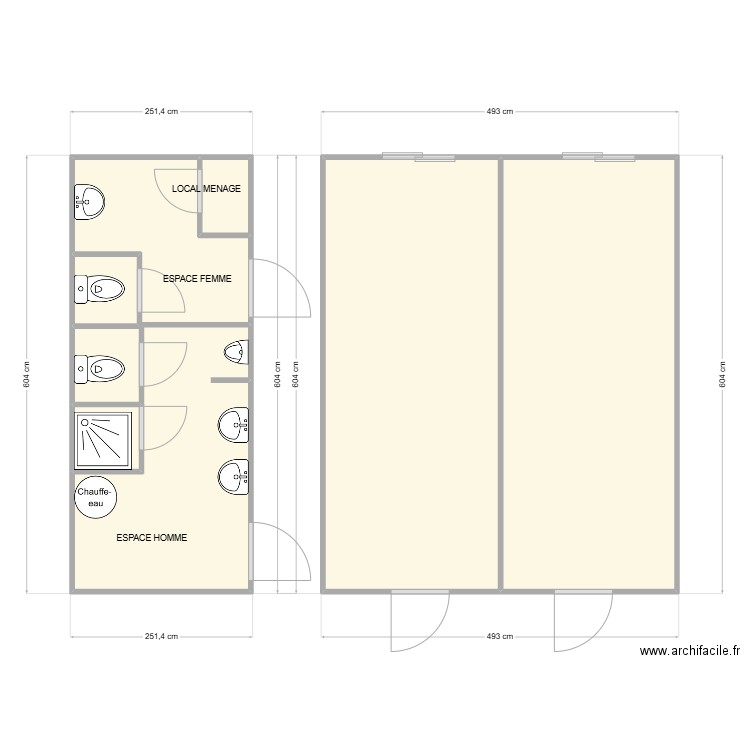 GROUPE BARBIER - CHANTIER MONISTROL SUR LOIRE. Plan de 7 pièces et 42 m2