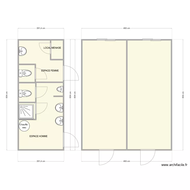 GROUPE BARBIER - CHANTIER MONISTROL SUR LOIRE. Plan de 