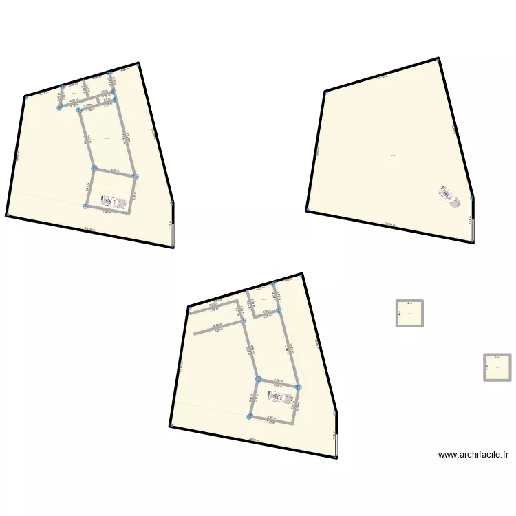 Mas des Olivettes. Plan de 