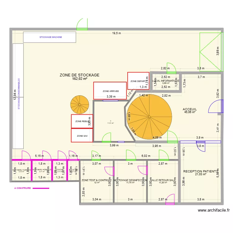 PLAN NEW RDC AVEC cotations 4. Plan de 