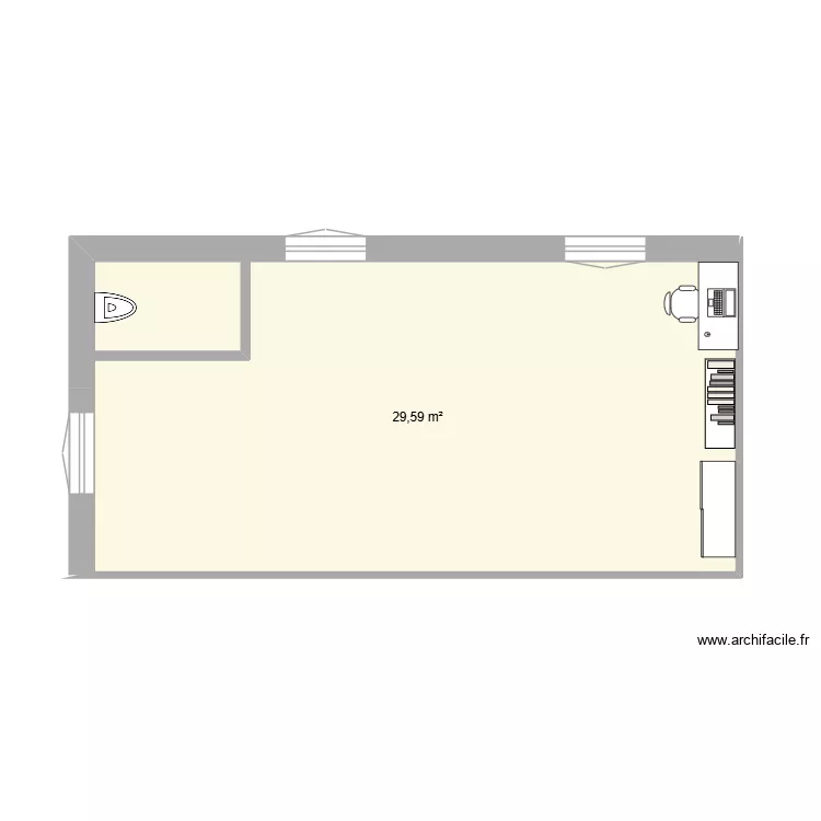 Plan Bureau - FIAT LUX. Plan de 1 et 30 m² Plan Bureau - FIAT LUX. Plan de 1 et 30 m²