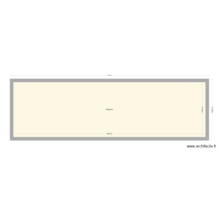 Canteleu_ecole_village_Bat1. Plan de 1 pièce et 78 m2