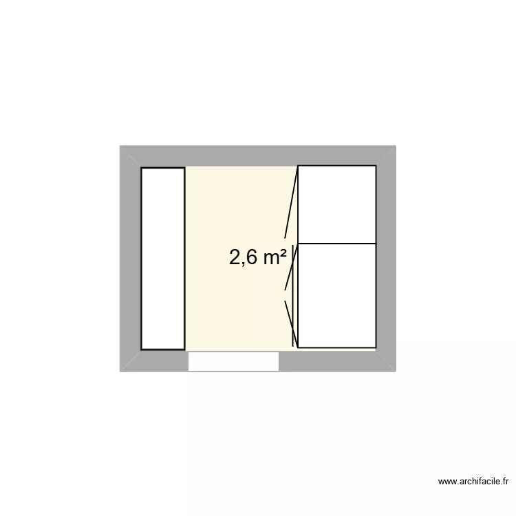 reserve. Plan de 1 et 3 m² reserve. Plan de 1 et 3 m²