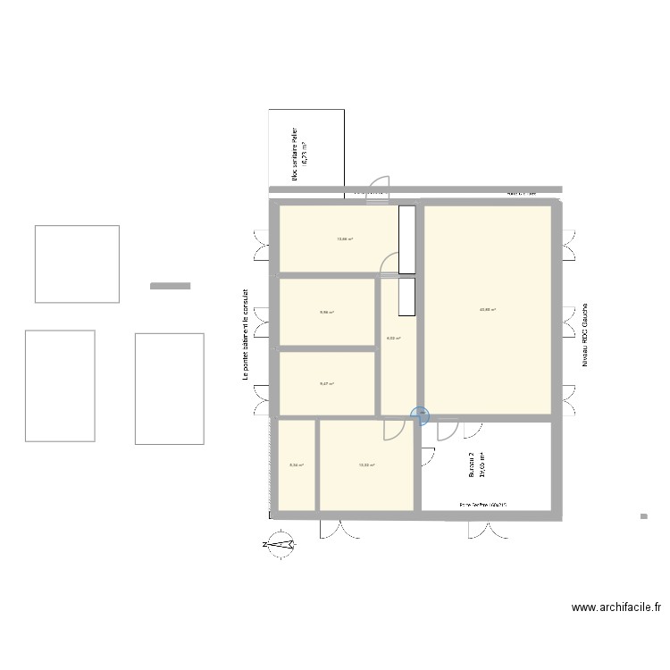 EKEEP AVN ok. Plan de 7 pièces et 99 m2