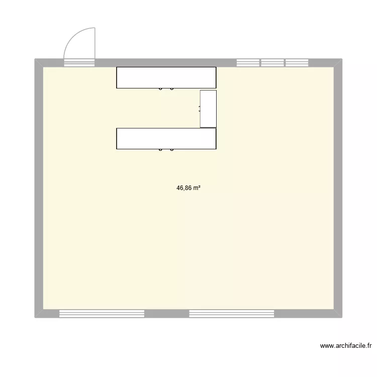 MARCINELLE. Plan de 1 et 47 m² MARCINELLE. Plan de 1 et 47 m²