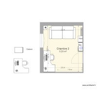 Chambre 2 meubles