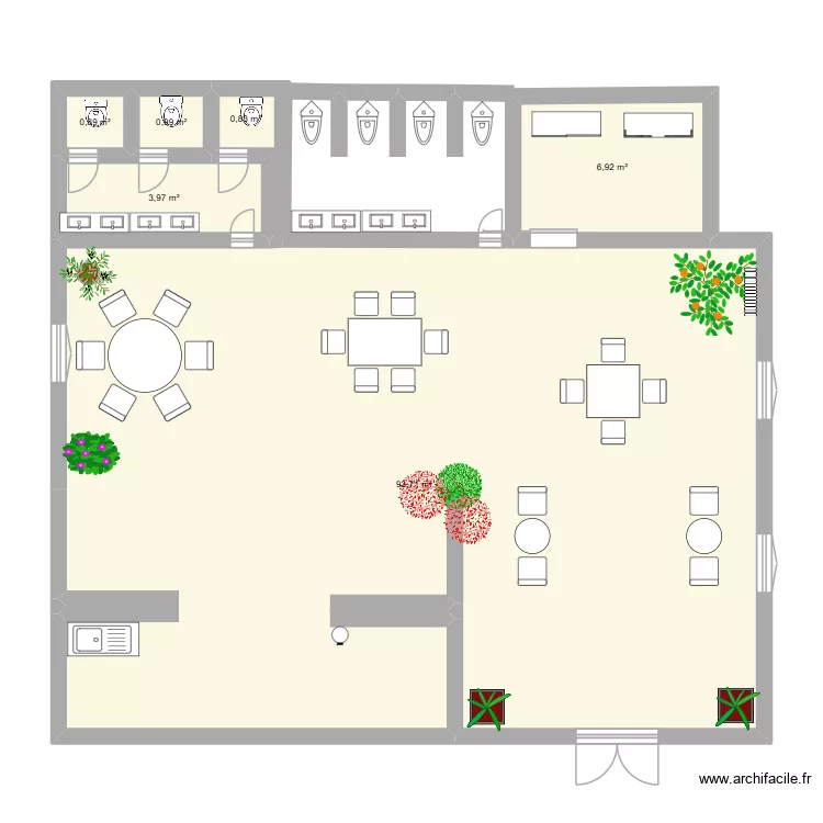 plan resteau. Plan de 6 Pièces et 107 m² plan resteau. Plan de 6 Pièces et 107 m²