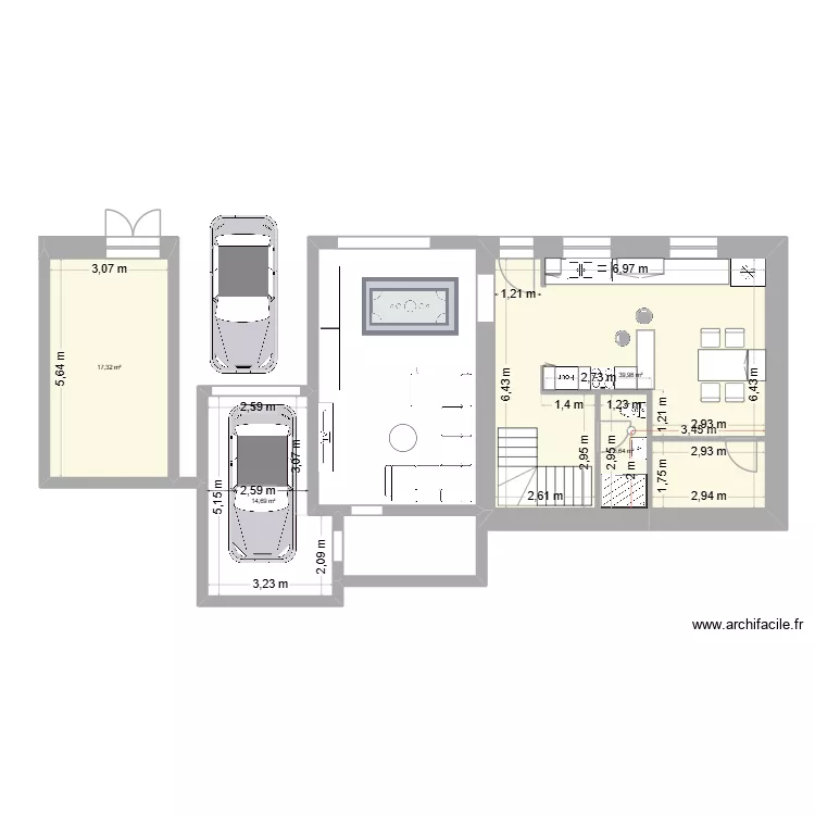 le beatin rez vers 2. Plan de 9 et 149 m² le beatin rez vers 2. Plan de 9 et 149 m²