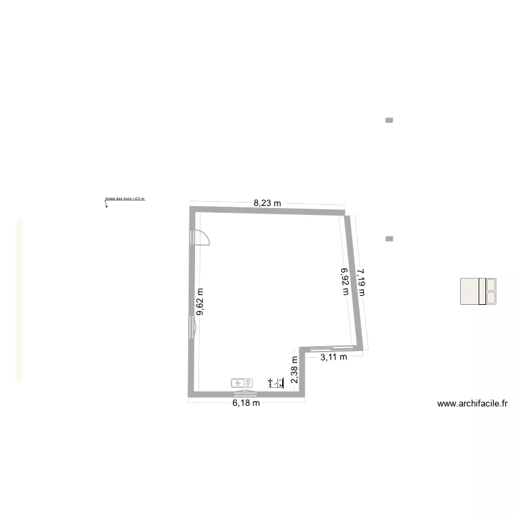 Rte Toulouse plan vide. Plan de 